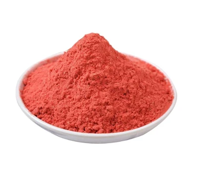 Polvo de fresa orgánico